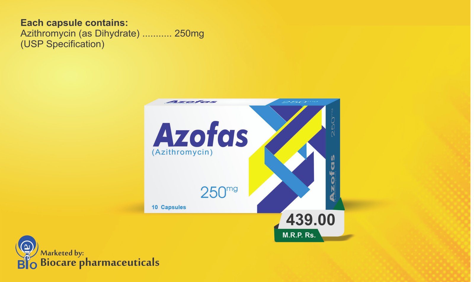 Azofas 250mg Capsules