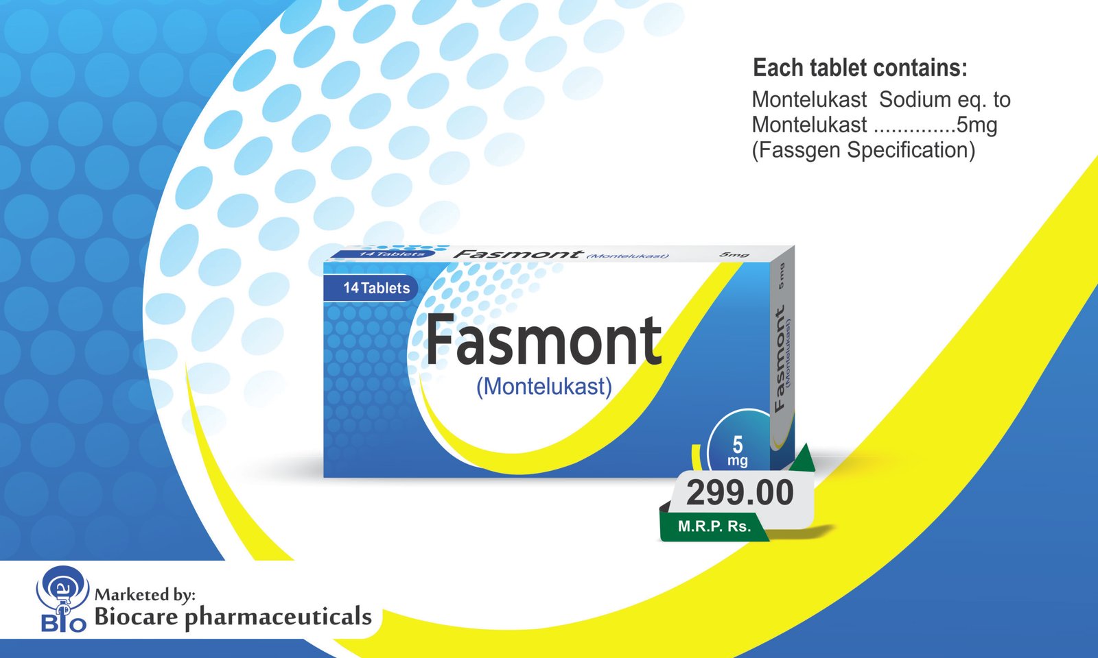 Fasmont 5mg Tablets (Montelukast)