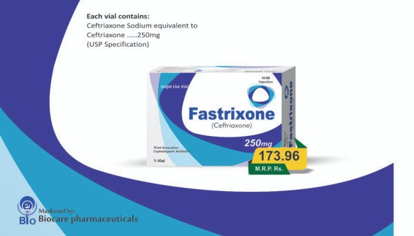 Fastrixone 250mg Injection (Ceftriaxone)