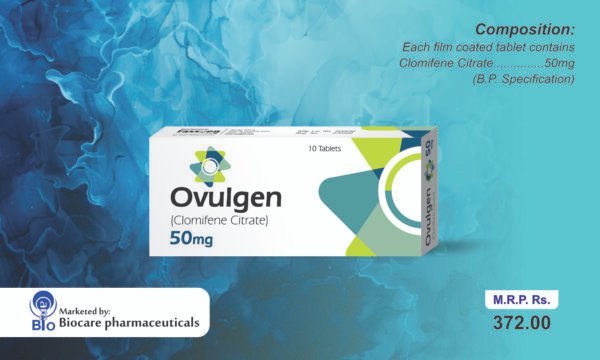 Ovulgen 50mg Tablets (Clomifene Citrate)