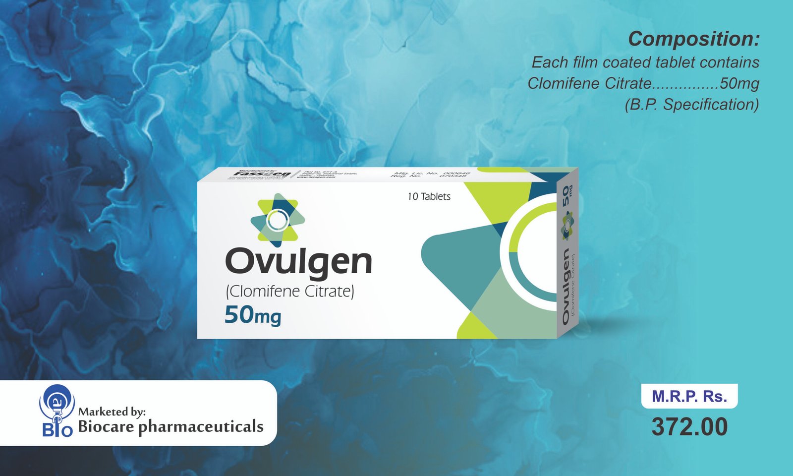 Ovulgen 50mg Tablets (Clomifene Citrate)