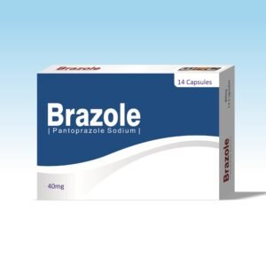 Brazole 40mg Capsules (Pantoprazole as Sodium Sesquihydrate)