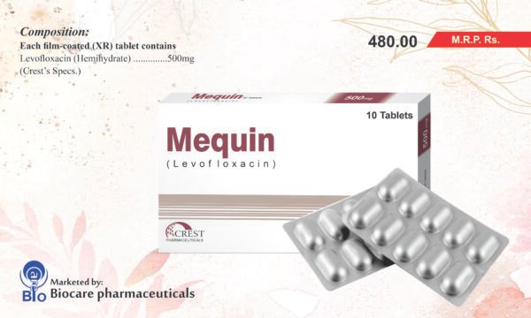Mequin 500 mg Tablets (Levofloxacin)