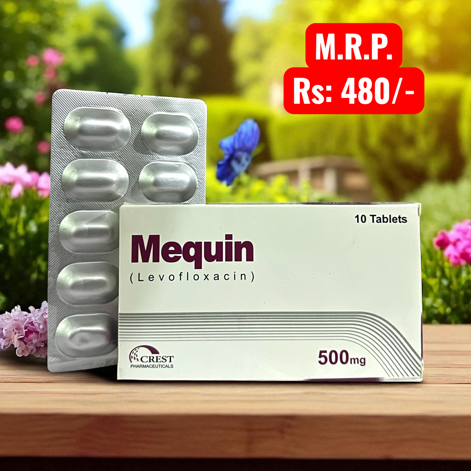 Mequin 500 mg Tablets (Levofloxacin)