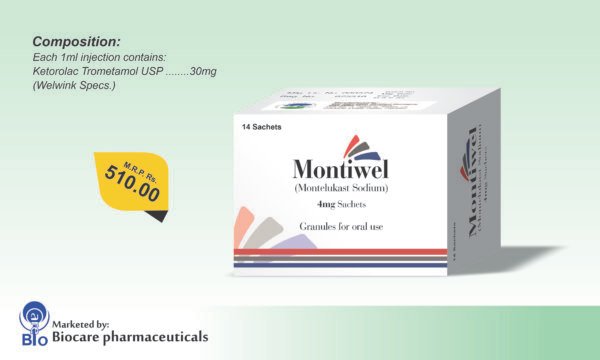 Montiwel 4 mg Sachets (Montelukast Sodium)